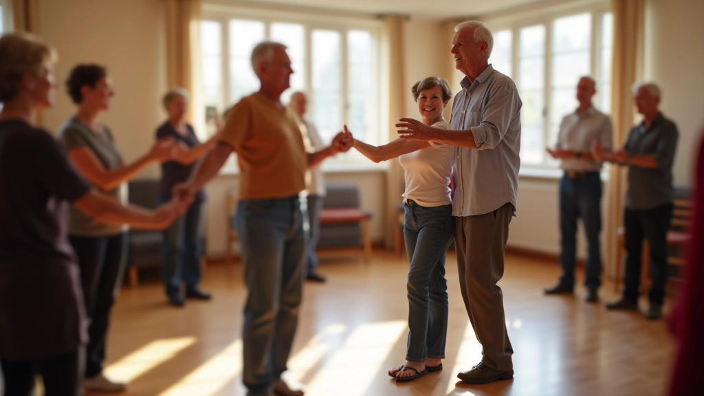 Bachata workshop participants dancing together